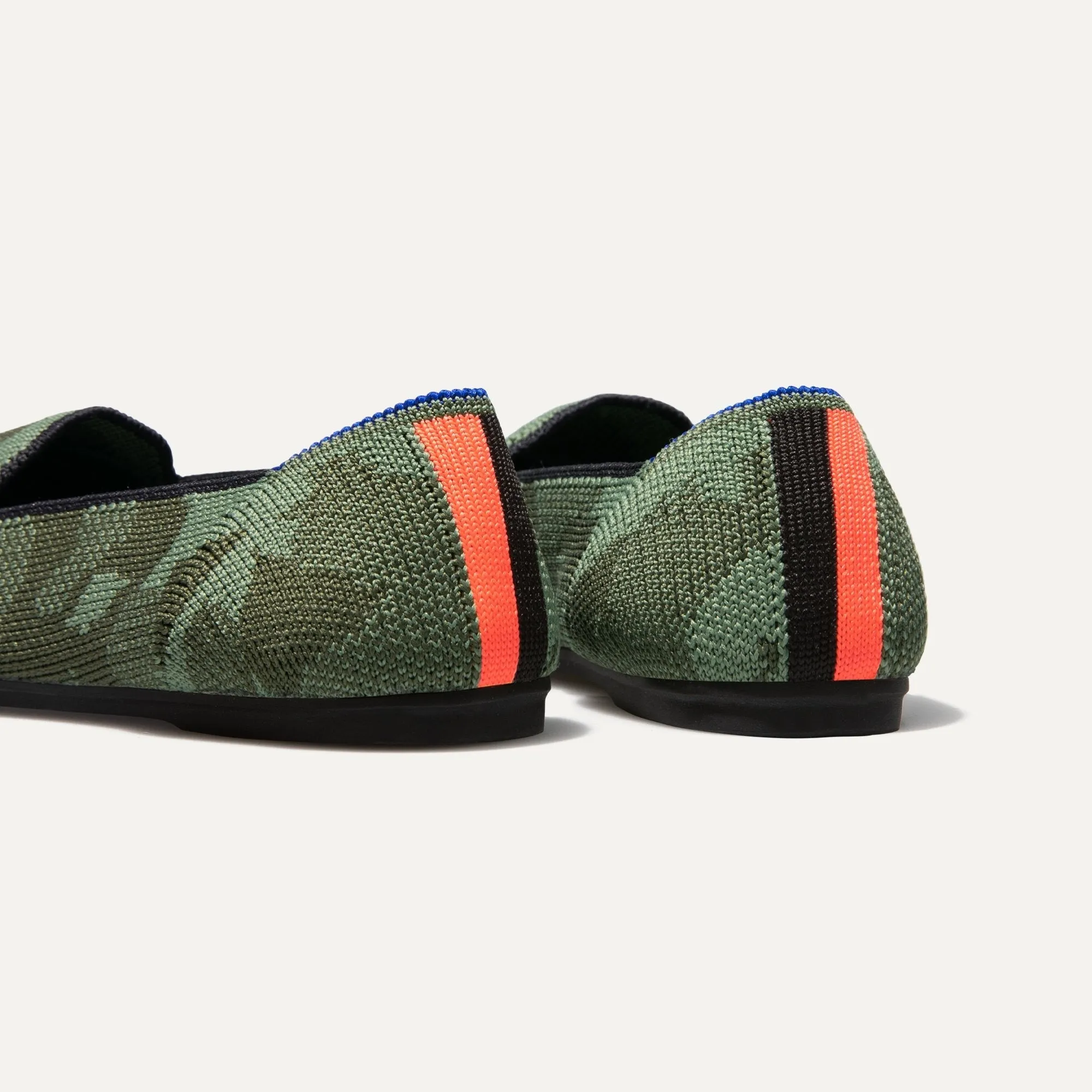 The Kids Loafer in Olive Camo