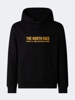 The North Face Varsity Graphic Relaxed Kids Lifestyle Hoody Black/Gold