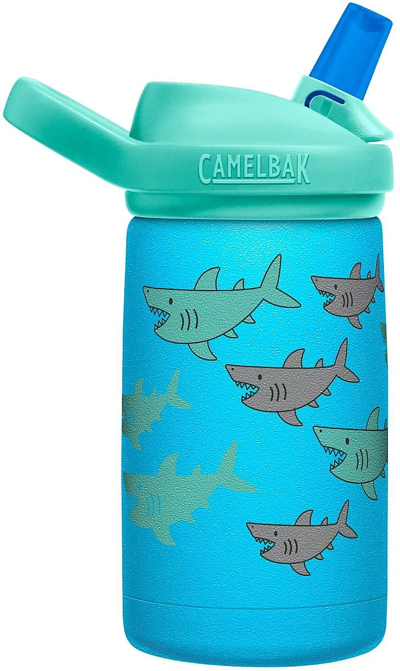 thermos Camelbak Eddy+ Kids Vacuum Stainless 0.35 - School Of Sharks - kid´s