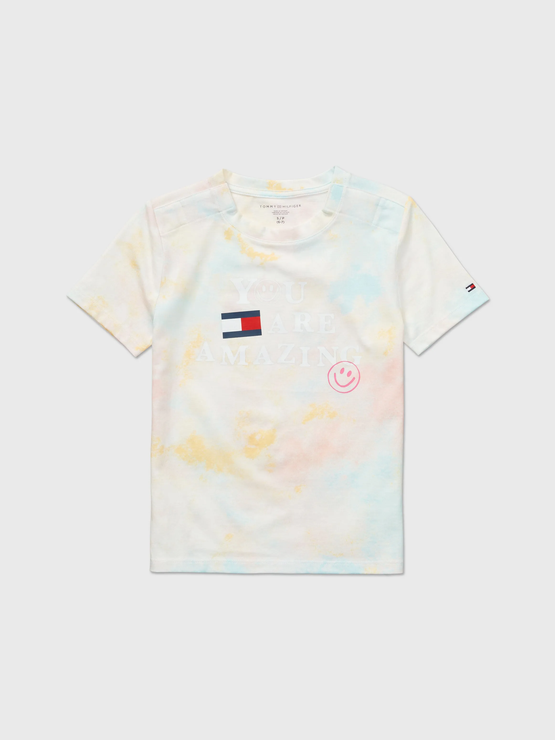 Tie Dye Tee (Kids) - Fresh White