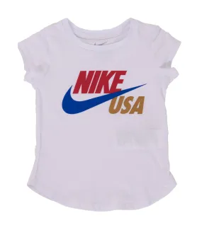 Toddler/Little Girls' Tee USA Swoosh Nike USATF