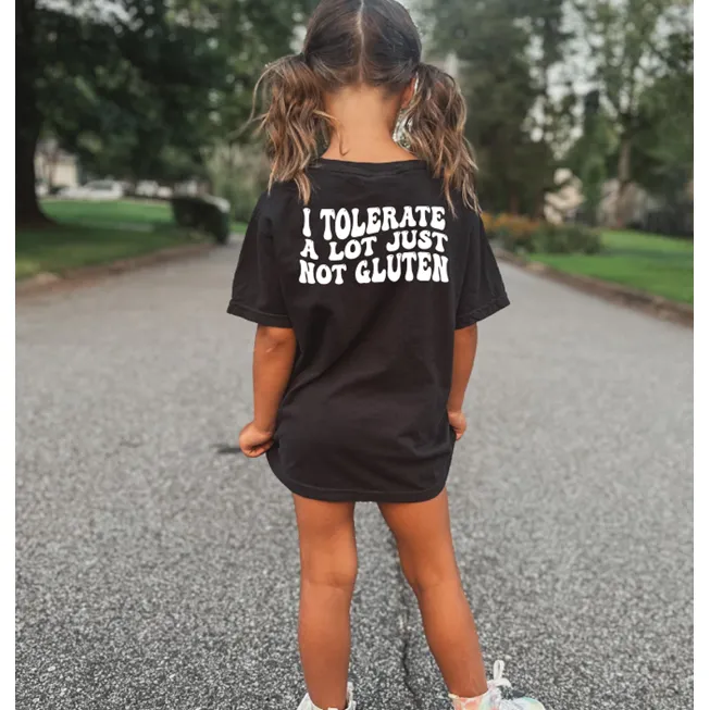 Tolerate gluten toddler/kids tee