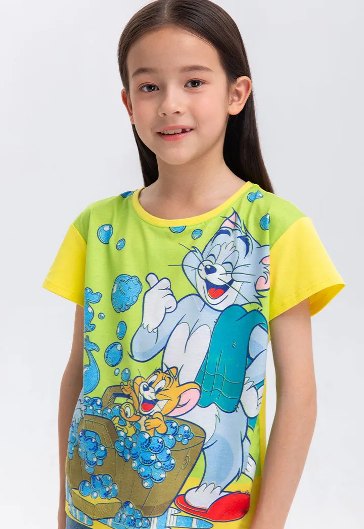 Classic Tom And Jerry Printed T-Shirt