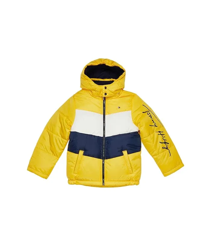 Tommy Hilfiger Kids Color-Block Puffer Jacket