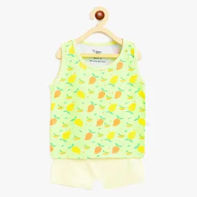 Summer Outfit Set - Mango Summers Top & Shorts 1-2 years