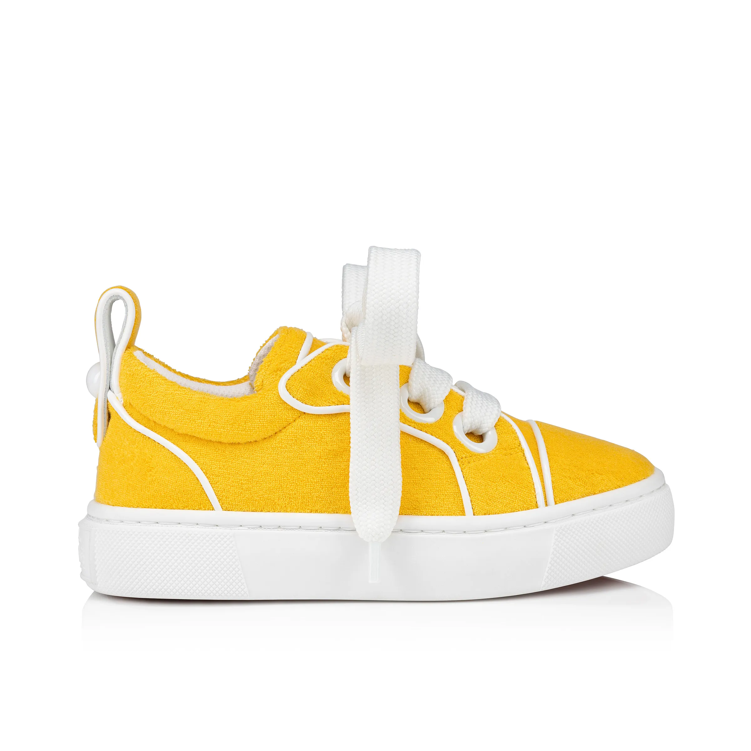 Toy Toy Sneakers - Sponge cotton and patent calf leather - Pollen - Kids