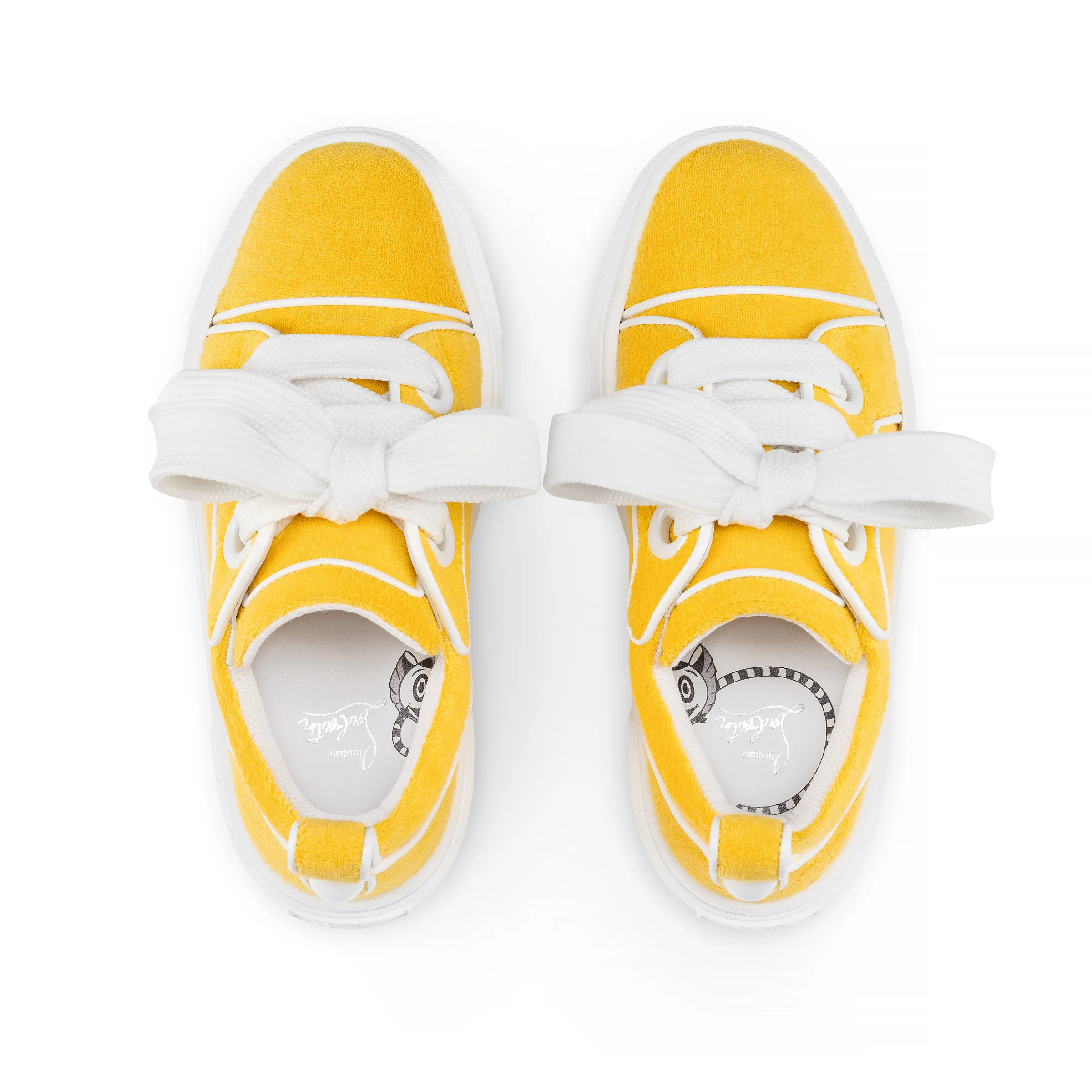 Toy Toy Sneakers - Sponge cotton and patent calf leather - Pollen - Kids