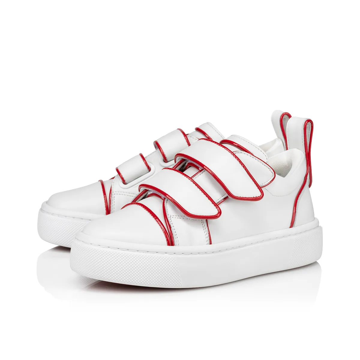 Toyototoy Sneakers - Patent calf leather - Bianco - Kids