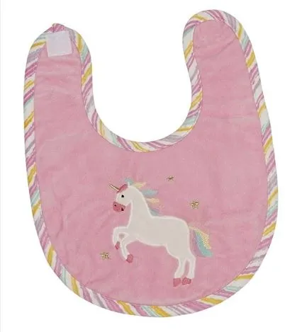 Girls' Unicorn Design Bib