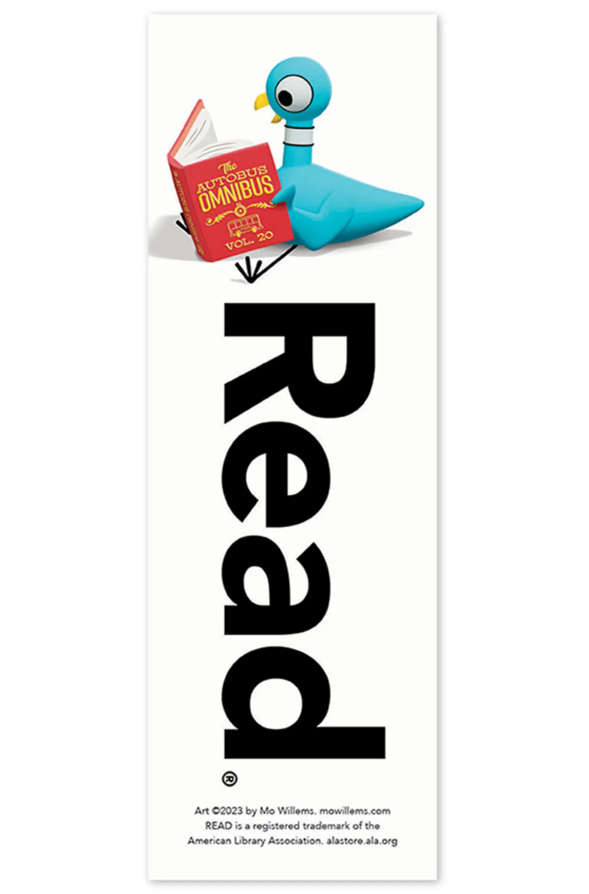 Pigeon 20th Anniversary Bookmark