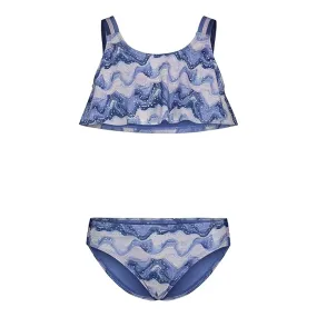 Under Armour Kids Mixing Waves Flutter Bikini (Little Kids)