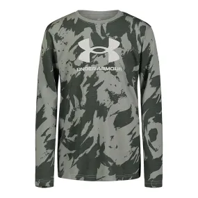 Under Armour Kids Plume Wave Long Sleeve Tee (Big Kids)