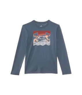 Under Armour Kids Ua Gradient Logo Long Sleeve Tee (Big Kids)