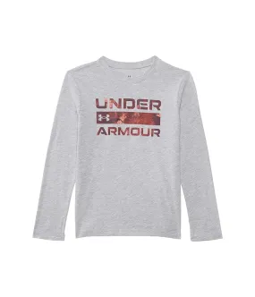 Under Armour Kids Ua Stacked Logo Long Sleeve Tee (Big Kids)