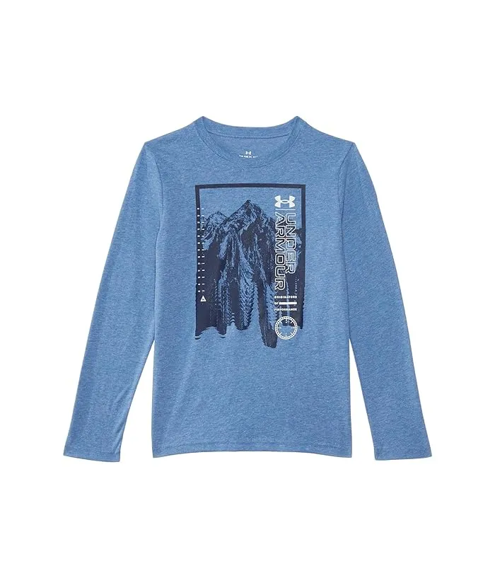 Under Armour Kids Ua Static Mountain Long Sleeve Tee (Big Kids)