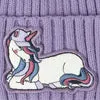 Unicorn Applique Rib Knit Kids Hat