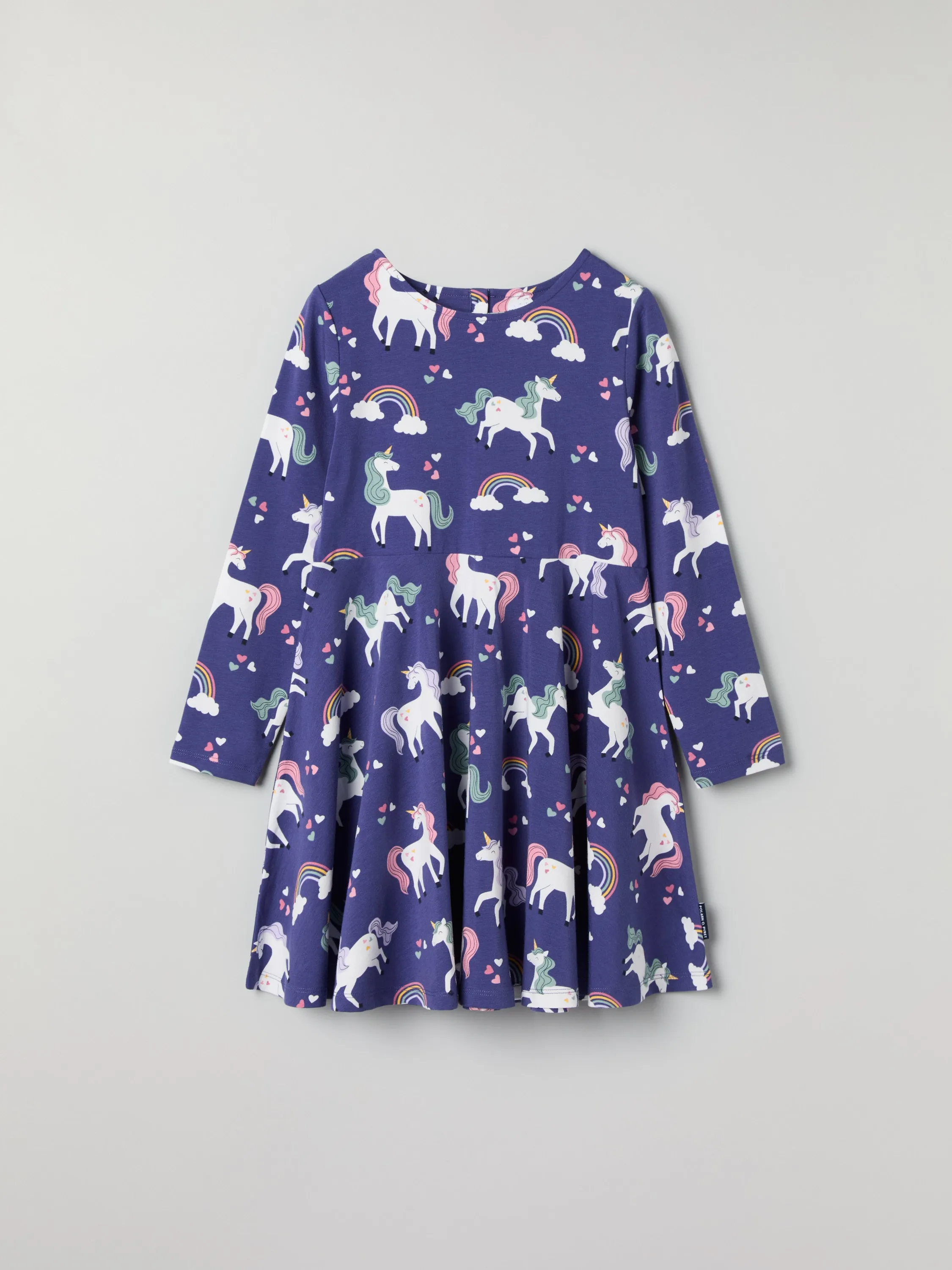 Unicorn Print Kids Dress