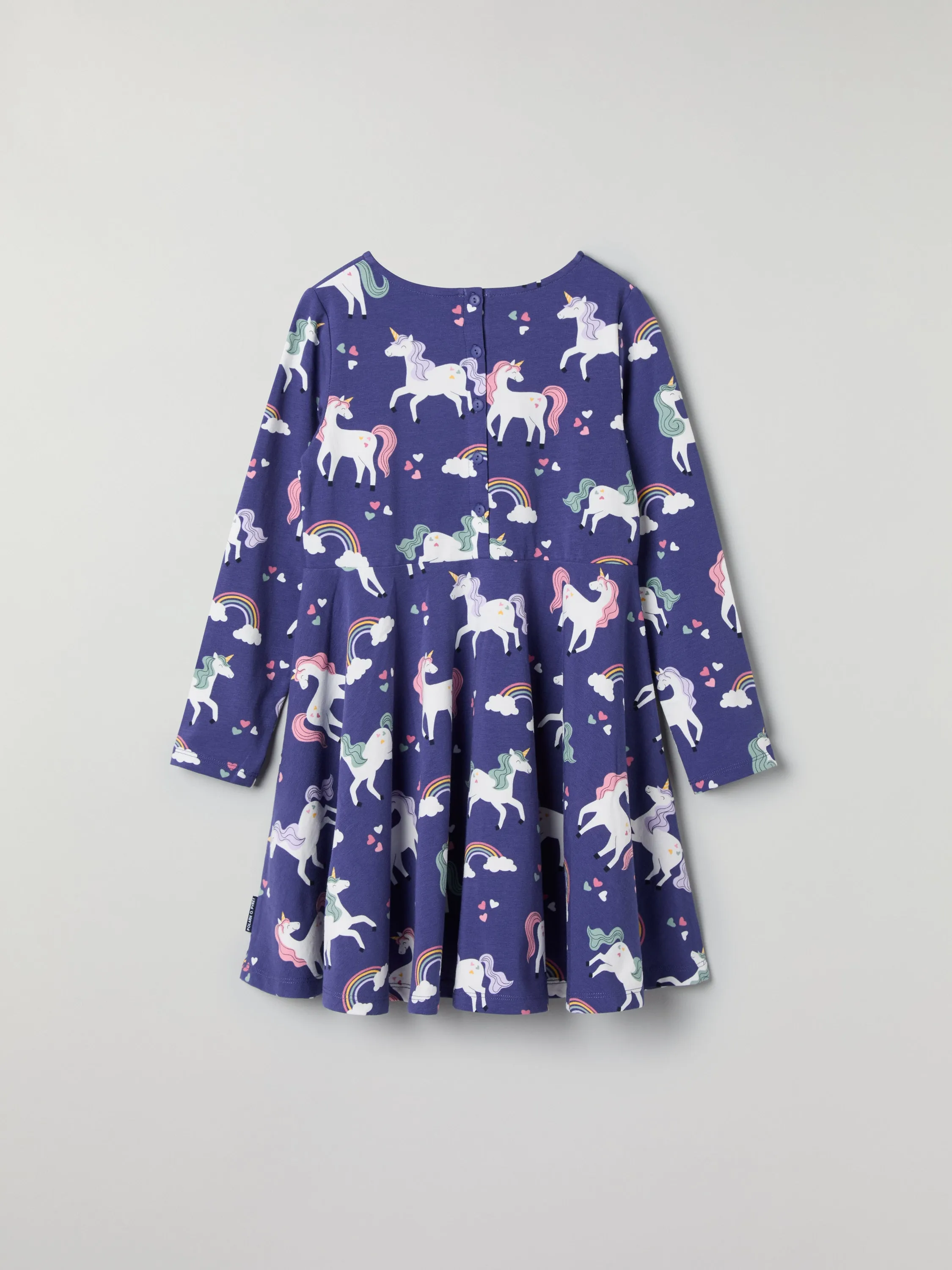 Unicorn Print Kids Dress