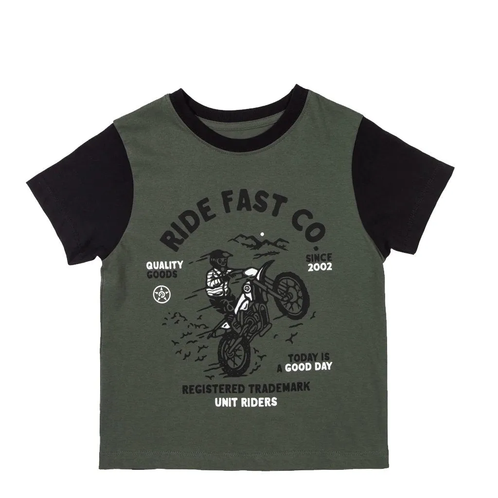 Unit - Kids Ride Fast Tee