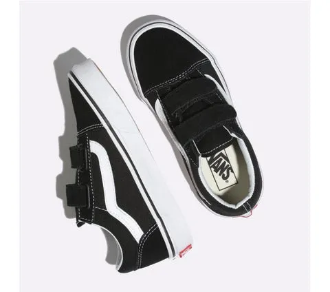 Vans KIDS OLD SKOOL VELCRO Black/True White