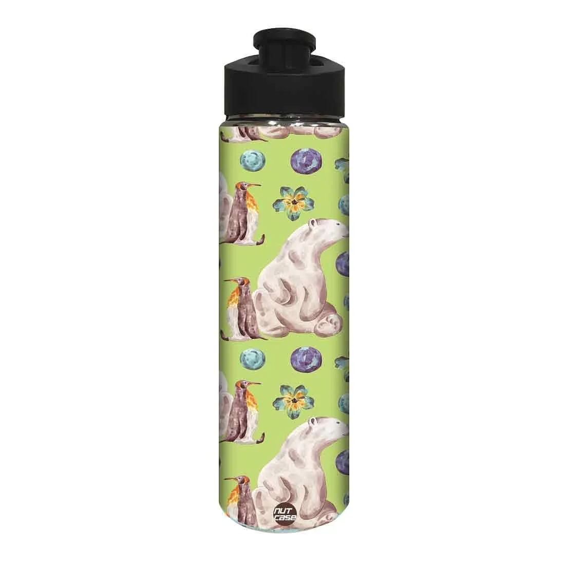 Water Bottle for Kids -  Bear and Penguin