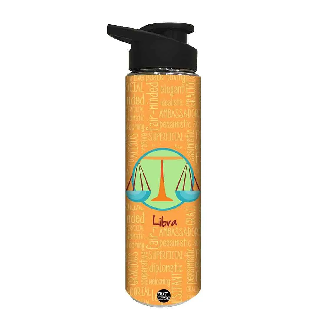 Water Bottle for Kids -  Libra Zodiac Signs