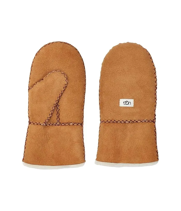 Water-Resistant Sheepskin Mittens for Kids