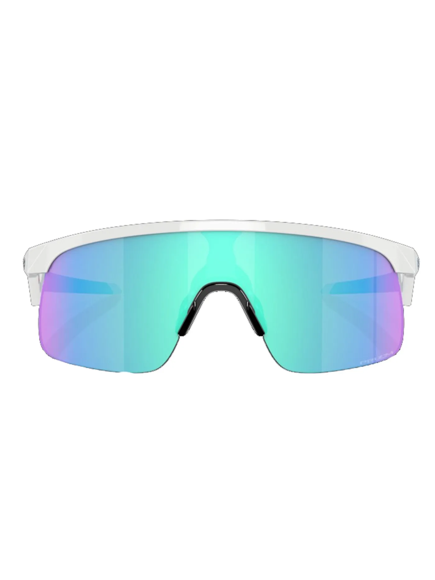 Kids Resistor Polished White Prizm Sapphire Sunglasses