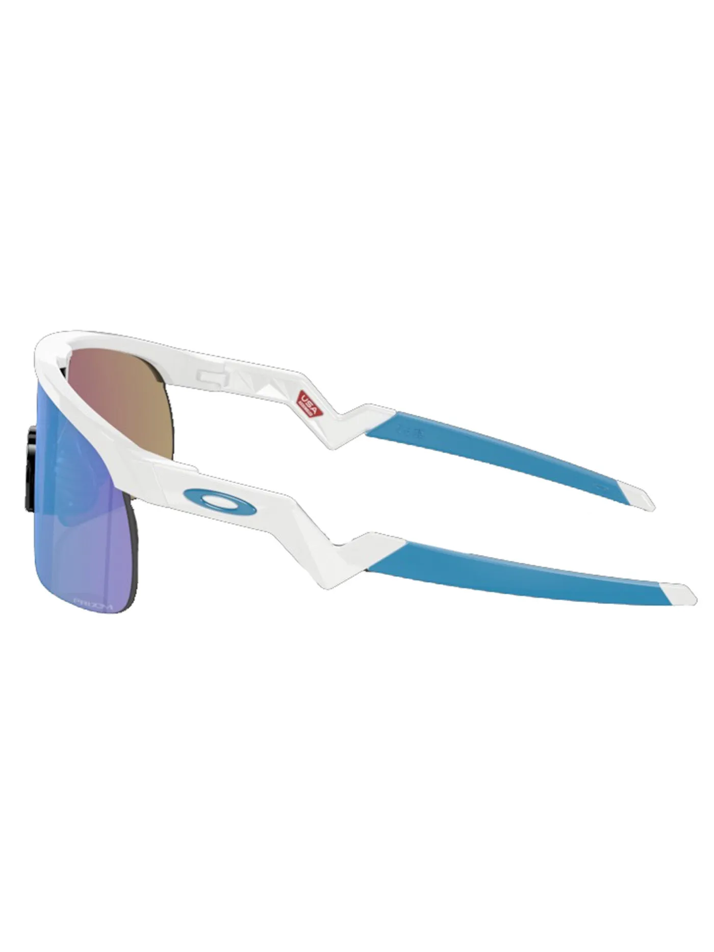 Kids Resistor Polished White Prizm Sapphire Sunglasses