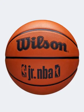 Wilson Jr Nba Drv Fam Logo Kids Basketball Ball Brown