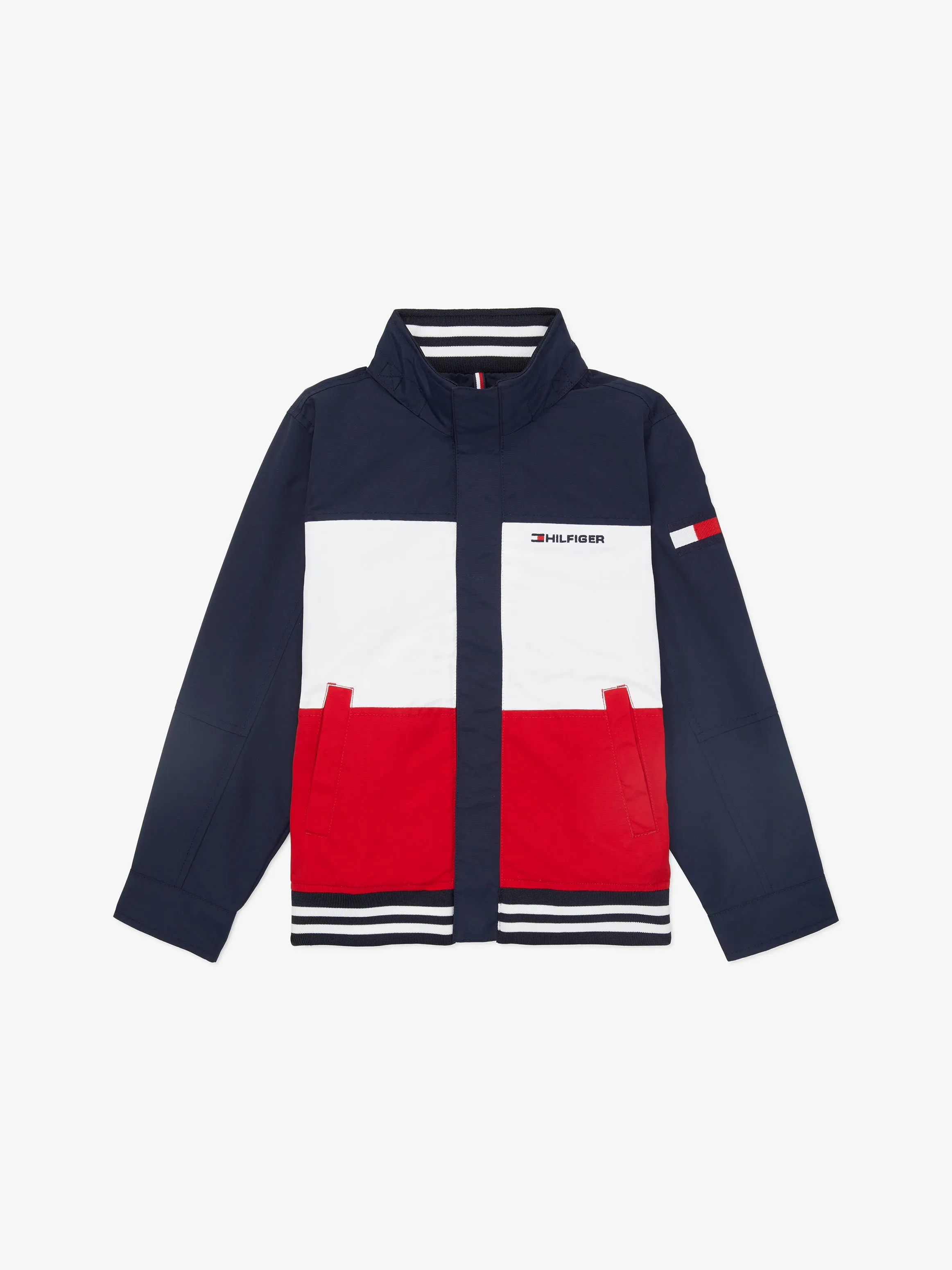 Yacht Jacket (Kids) - Navy/ White/Red