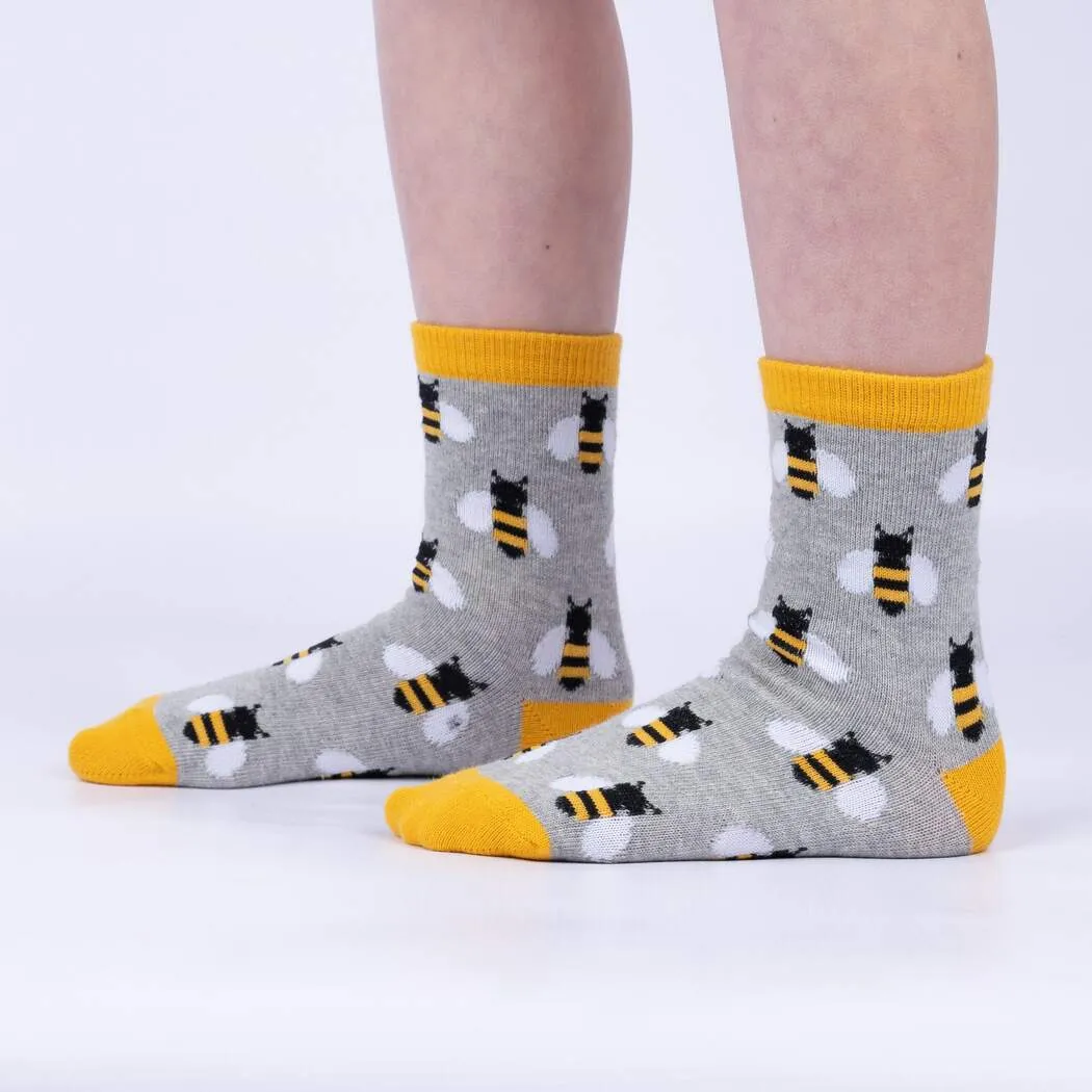 Three Pairs of Youth Bee's Knees Crew Socks