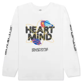 Children's Heart and Mind Long Sleeve Tee - White