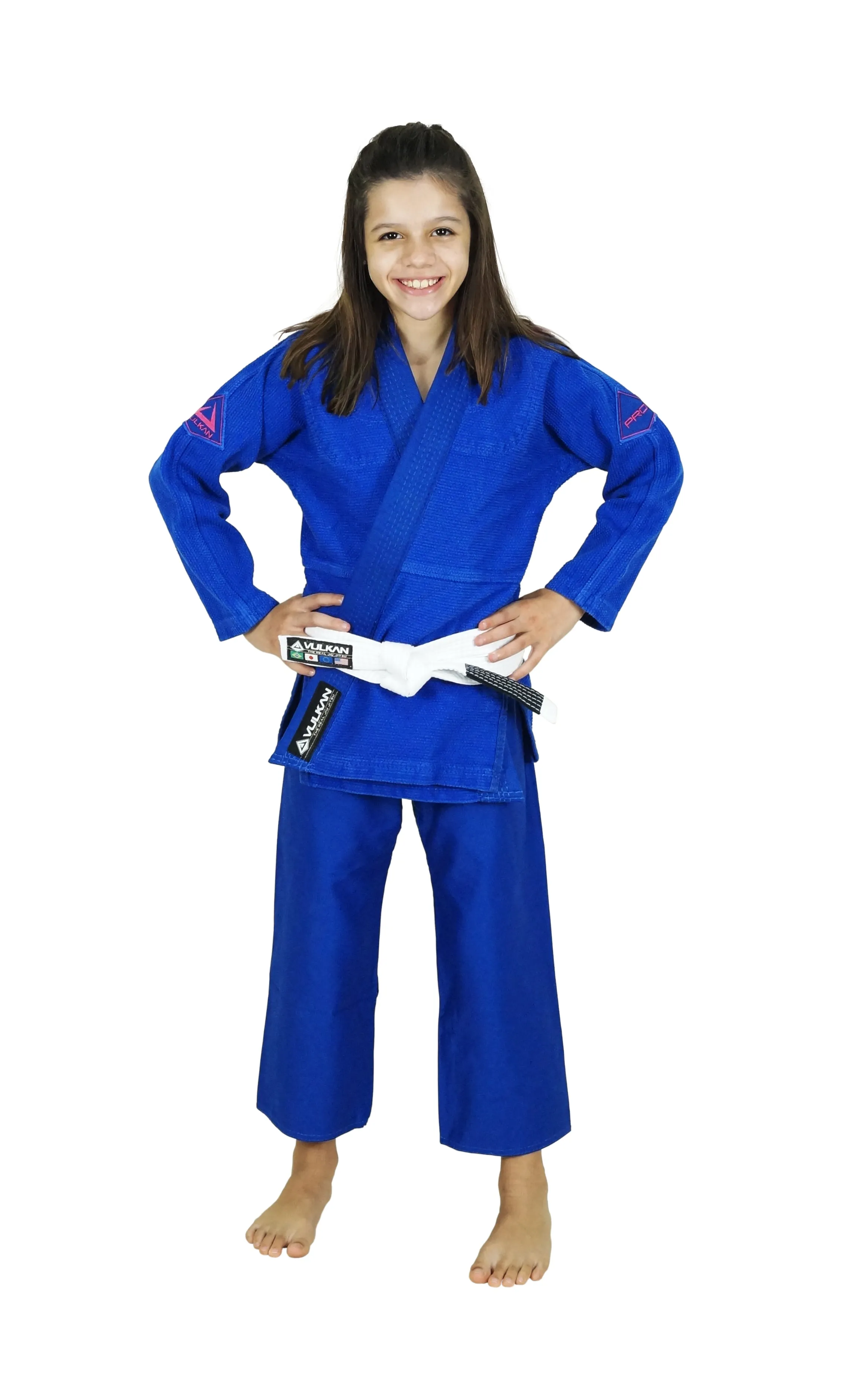 Blue Kids Jiu-Jitsu Gi for Girls