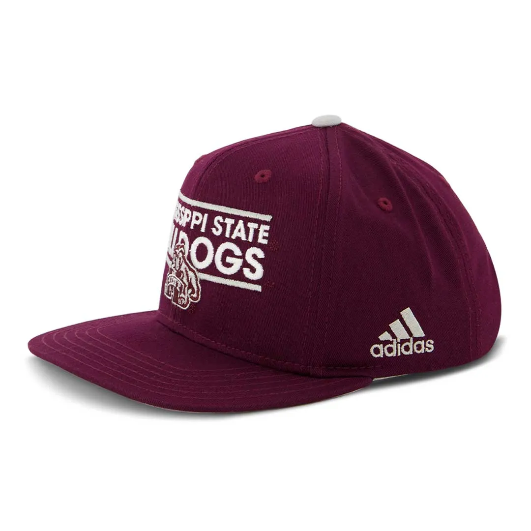 Kids' Snapback Cap Mississippi State Bulldogs Youth adidas (R48B4J89)