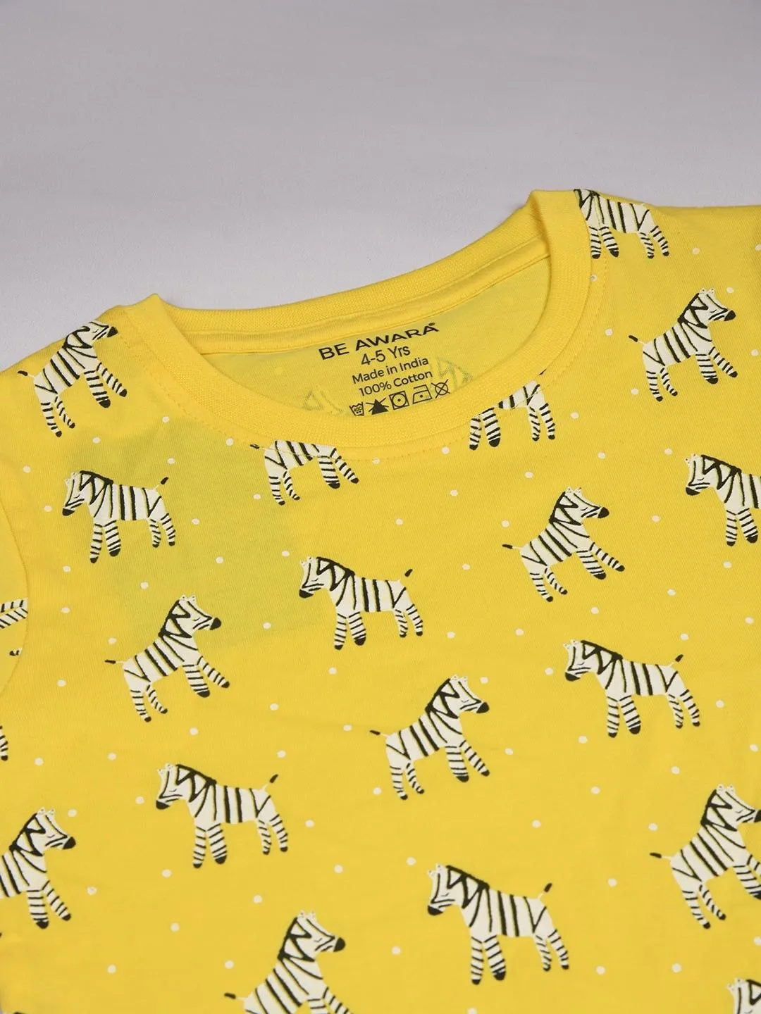 Zebra Pattern Kids T-Shirt